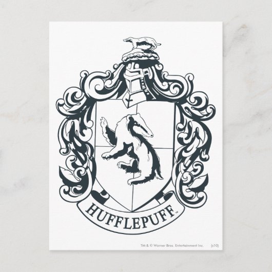 Hufflepuff Crest Briefkaart (Voorkant)