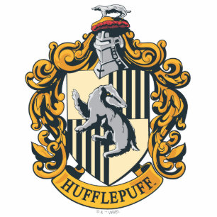 Hufflepuff Crest Fotobeeldje Sleutelhanger
