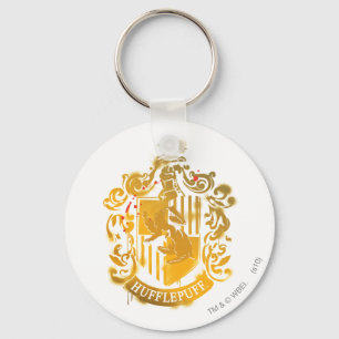 Hufflepuff Crest - geplateerd Sleutelhanger