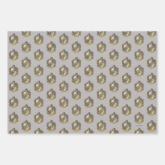 Hufflepuff Crest Inpakpapier Vel (Voorkant 3)