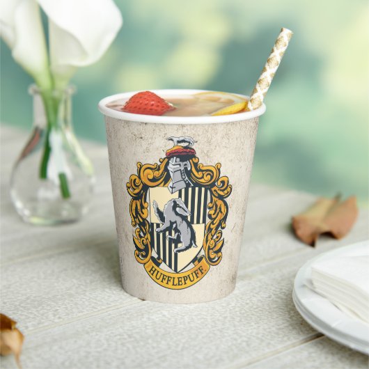Hufflepuff Crest Papieren Bekers (Insitu)