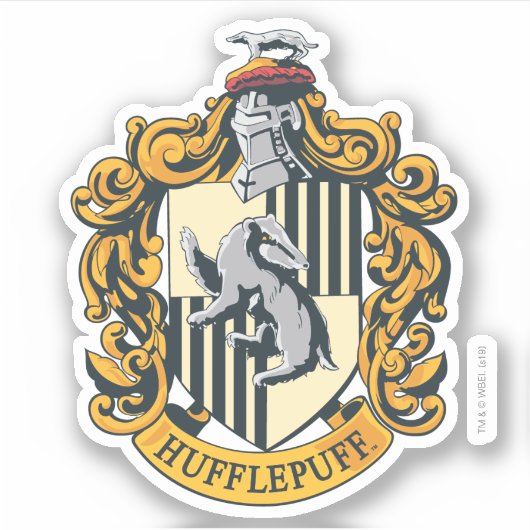 Hufflepuff Crest Sticker (Voorkant)