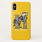 HUFFLEPUFF™ Crosshatched Emblem Case-Mate iPhone Case (Achterkant)
