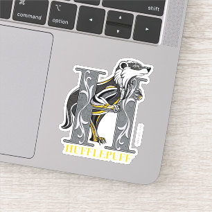 HUFFLEPUFF™ Crosshatched Emblem Sticker