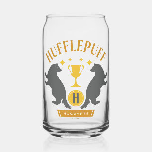 HUFFLEPUFF™ Dasborstel en Beker Huis trots grafisc Blikvorm Glas