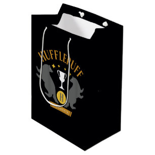 HUFFLEPUFF™ Dasborstel en Beker Huis trots grafisc Medium Cadeauzakje