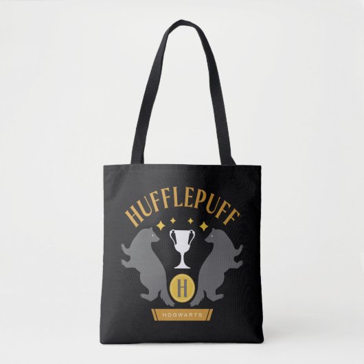 HUFFLEPUFF™ Dasger en Beker Huis trots grafisch Draagtas (Voorkant)