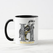 HUFFLEPUFF™ Gebroken embleem Mok (Links)