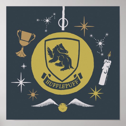 HUFFLEPUFF™ Holiday Bauble Graphic Poster (Voorkant)