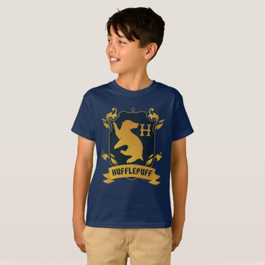  HUFFLEPUFF™ House Crest T-shirt (Voorkant volledig)