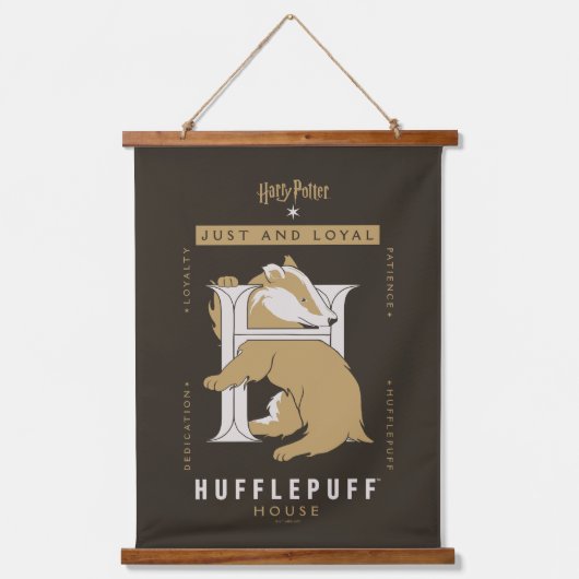 HUFFLEPUFF™ Huis gewoon en loyaal Hangend Wandkleed (Voorkant)