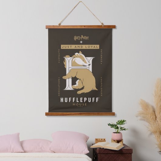 HUFFLEPUFF™ Huis gewoon en loyaal Hangend Wandkleed (Slaapkamer)