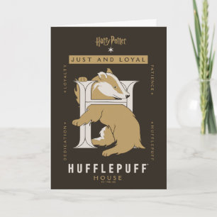 HUFFLEPUFF™ Huis gewoon en loyaal Kaart