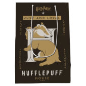 HUFFLEPUFF™ Huis gewoon en loyaal Medium Cadeauzakje (Achterkant)