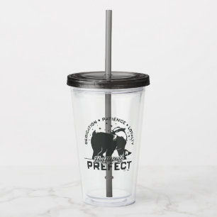 HUFFLEPUFF™ Prefect-badge Acryl Drinkbeker