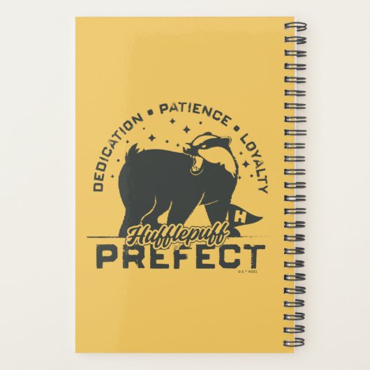HUFFLEPUFF™ Prefect-badge Planner (Achterkant)