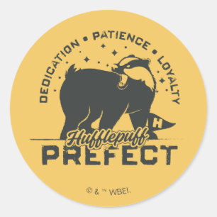 HUFFLEPUFF™ Prefect Badge Ronde Sticker
