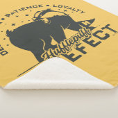 HUFFLEPUFF™ Prefect-badge Sherpa Deken (3/4)