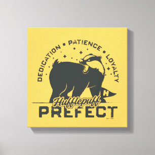 HUFFLEPUFF™-prefectenbadge Canvas Afdruk