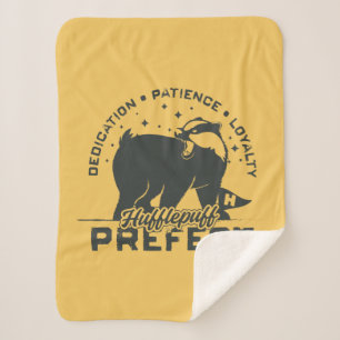 HUFFLEPUFF™-prefectenbadge Sherpa Deken