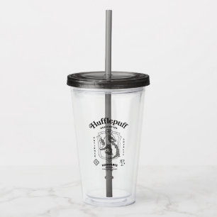 HUFFLEPUFF™ Toewijding Geduld Loyaliteit Wapen Acryl Drinkbeker