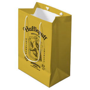 HUFFLEPUFF™ Toewijding Geduld Trouw Wapenembleem Medium Cadeauzakje
