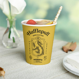 HUFFLEPUFF™ Toewijding Geduld Trouw Wapenembleem Papieren Bekers