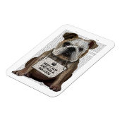 Hug a Bulldog Magneet (Linkerzijde)