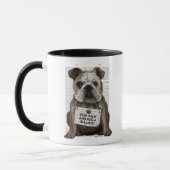 Hug a Bulldog Mok (Links)