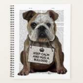 Hug a Bulldog Planner (Voorkant)