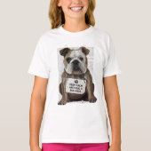 Hug a Bulldog T-shirt (Voorkant)