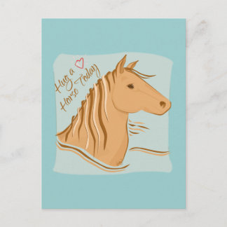 Hug A Horse Briefkaart