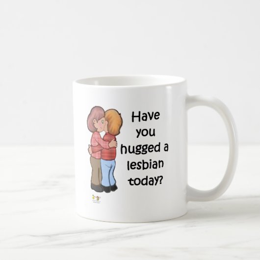 Hug A Lesbian Koffiemok (Rechts)