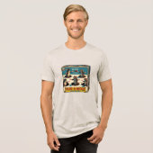 Hug-A-Mole (Fictief) Tri-Blend Shirt (Voorkant volledig)