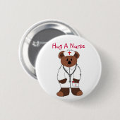 Hug A Nurse Ronde Button 5,7 Cm (Voorkant /achterkant)