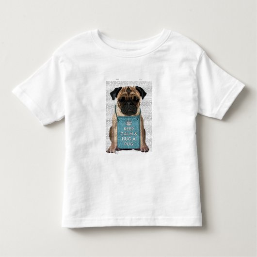 Hug a Pug Kinder Shirts (Voorkant)