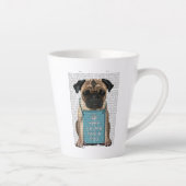 Hug a Pug Latte Mok (Rechts)