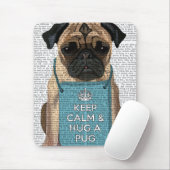 Hug a Pug Muismat (Met muis)