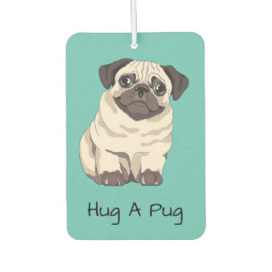 Hug A Pug Photo Air Freshener Luchtverfrisser