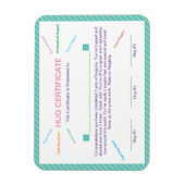 Hug Certificate Good Behaviour Award Magneet (Verticaal)