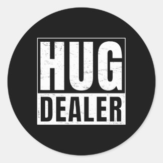 Hug Dealer Ronde Sticker