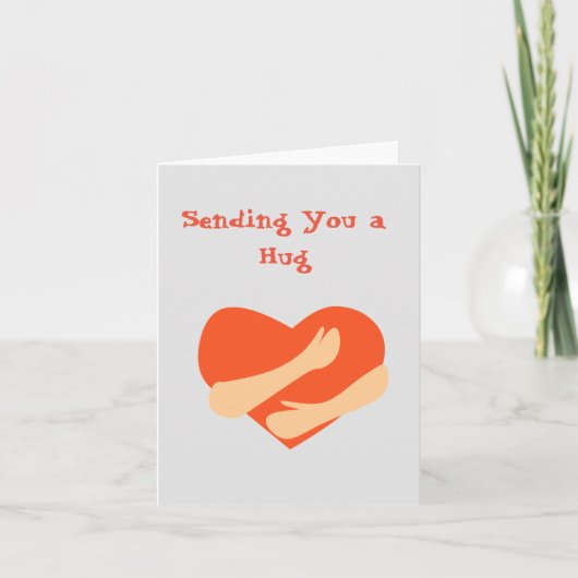 Hug/denking van u kaart (Voorkant)