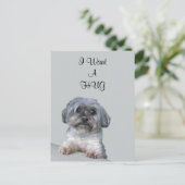Hug Dog Briefkaart (Staand voorkant)