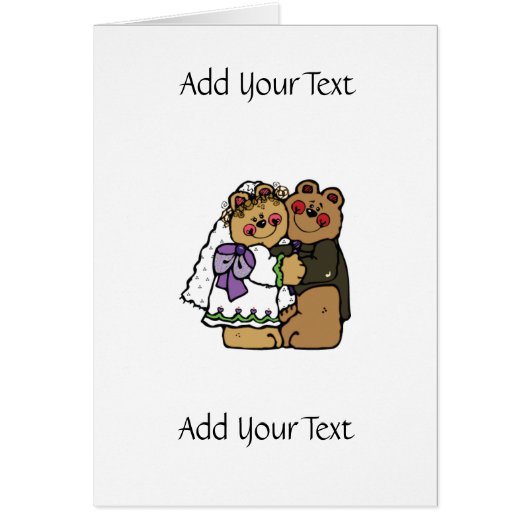 Hug d'ours mariage (Devant)