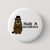 Hug een grondhoed ronde button 5,7 cm (Voorkant)