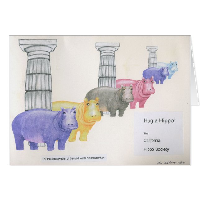 Hug een Hippo! (Voorkant Horizontaal)