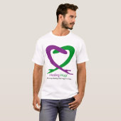 Hug en quote t-shirt (Voorkant volledig)