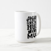Hug in een Mok koffie Mok (Voorkant rechts)