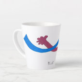 Hug...Ish Latte Mug (Angle gauche)