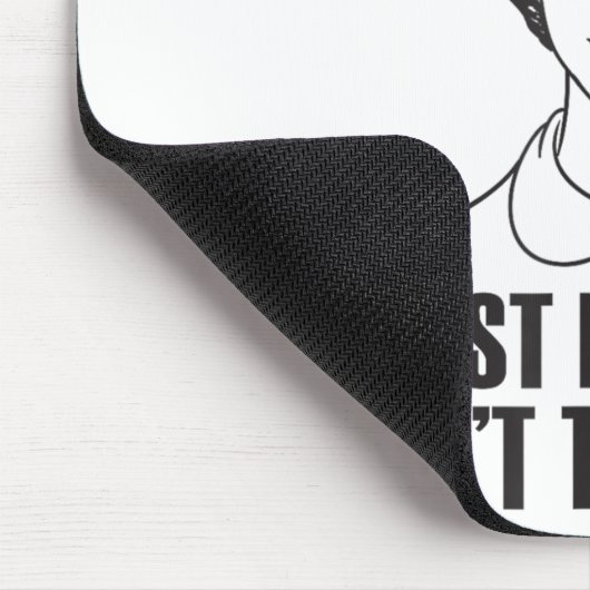 Hug, Just Kidding Funny Saying, Do Not Touch Me  Muismat (Hoek)